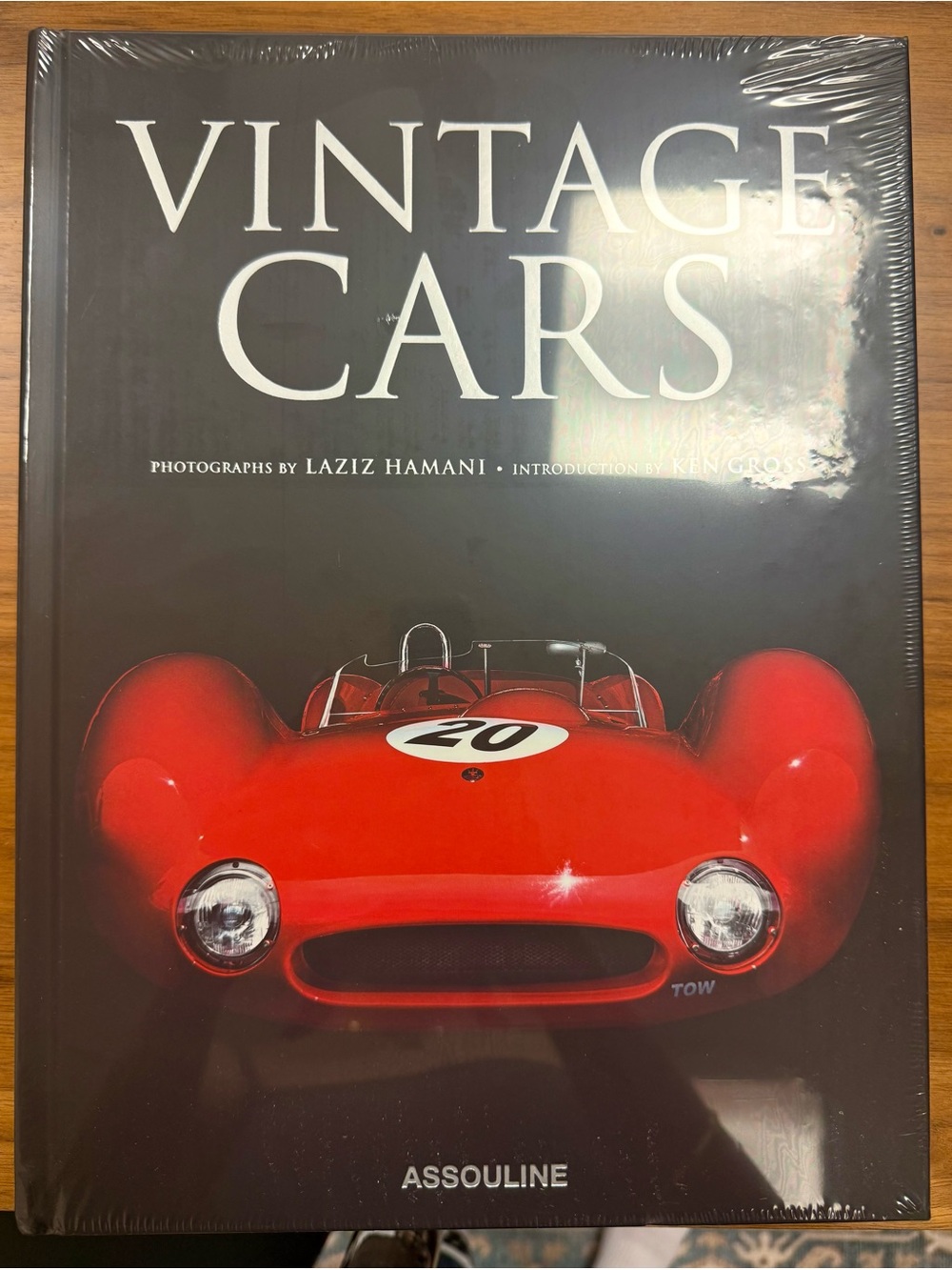 Assouline Vintage Cars Hardcover - Red and Black Cover